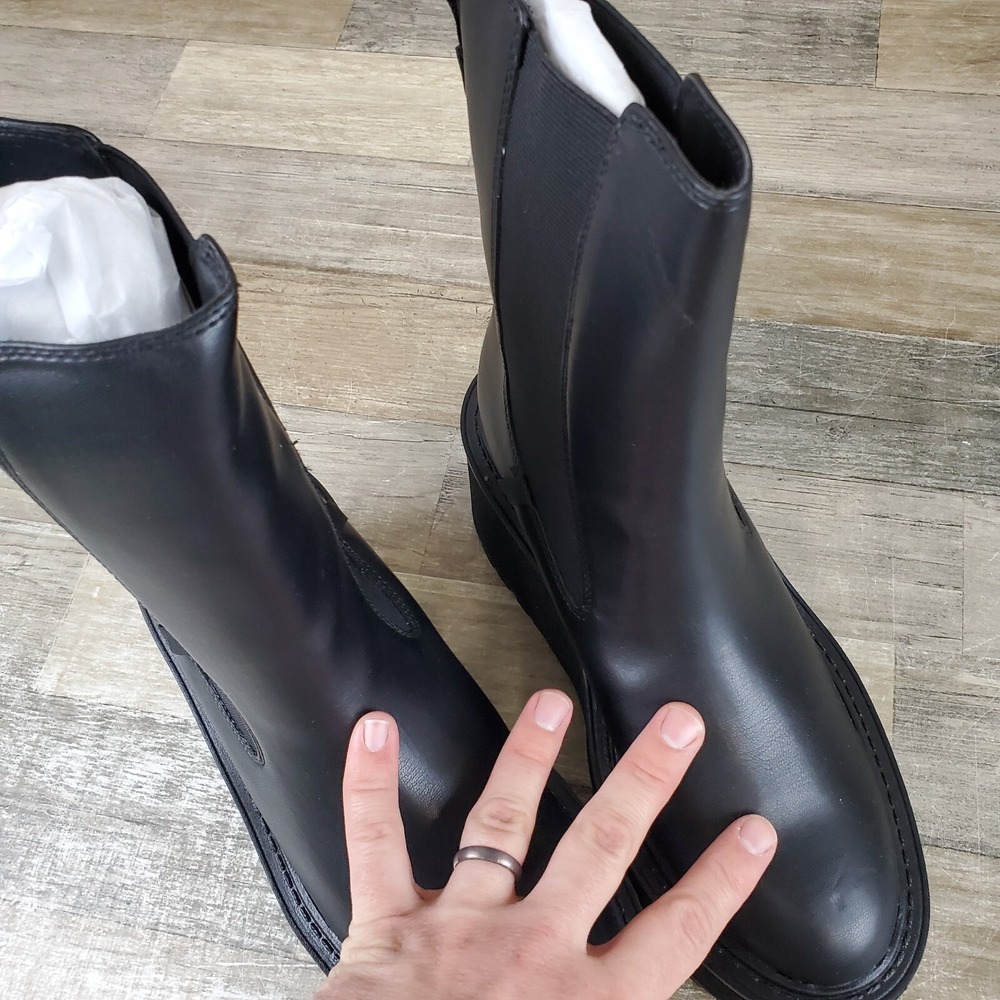 Circus NY by Sam Edelman Susan Womens Chelsea Boots Sz 9 M Wedge Platform Boot - Picture 8 of 12